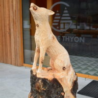 sculpture à la tronçonneuse