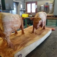 sculpture à la tronçonneuse